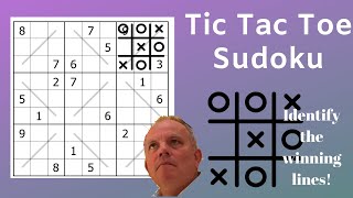 Tic Tac Toe Sudoku - Find the winning lines!