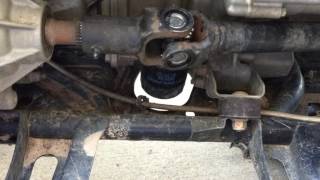 How To Chang U Joints On Polaris sportsman 550 Xp  Propshaft/ Drive Shaft