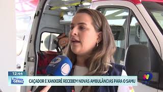 Reforço Vital: Novas Ambulâncias Avançadas Chegam ao SAMU do Grande Oeste