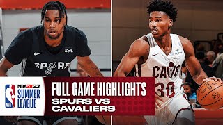 SPURS vs CAVALIERS | NBA SUMMER LEAGUE | FULL GAME HIGHLIGHTS
