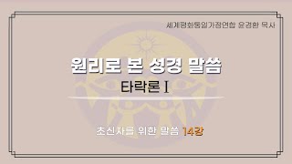 원리로 본 성경 말씀 14강_타락론 1(2024.10.30)