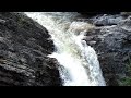 cadomin second waterfall abandoned mountain park railway hike