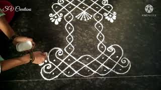 Ratha Saptami rangoli|ratham muggulu|chariot rangoli