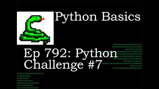 Python Basics Tutorial Python Challenge 7 || City Block Walk