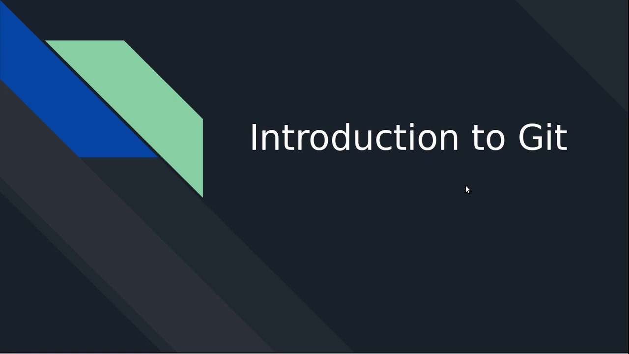 Git Introduction Youtube