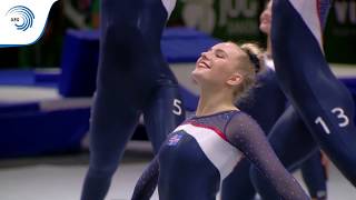 Iceland - 2018 TeamGym European silver medallists, senior women's team