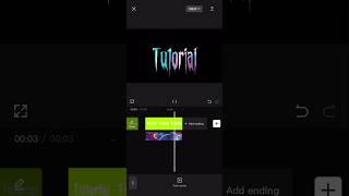 || CapCut Tutorial || ~ Color Melting Text