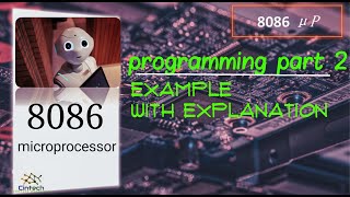 8086 programming ( programming part 2 ) / STRING INSTRUCTIONS BASED / BLOCK TRANSFER PROGRAM /