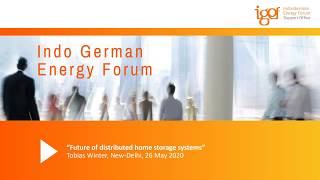 2020 Battery Storage Outlook India by IESA and IGEF