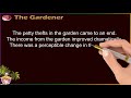 the gardener part 1