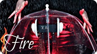 ASMR Umbrella 2 ☔️ NO TALKING 🔥 Tapping, Brushing, Fire, Rain, Water Spritzing, Layered Sounds, MORE