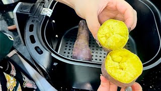 Khoai lang nướng bằng nồi chiên không dầu