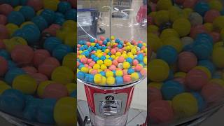 ASMR!! Day 92 Giant Dubble Bubble Machine Drop out ORANGE GUMBALL #shorts #viralvideo #trending