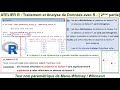 Atelier R - Analyse de Données / Partie 2 (sur 2)