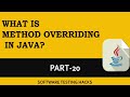 What is Method Overriding in Java? Part 20 | Java Tutorials