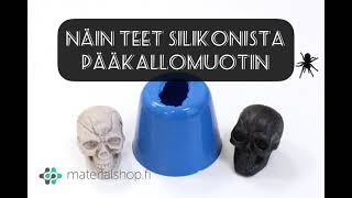 Helppo silikonimuotti pääkallosta - DIY-ohjeet Materialshop