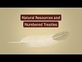 Natural Resources and Numbered Treaties