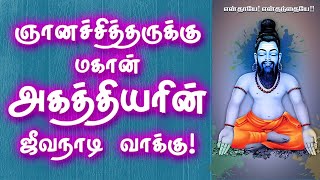 Jeevanaadi Vaaku to Gnana Siddhar |ஞானச்சித்தருக்கு மகான் அகத்தியரின் ஜீவநாடி வாக்கு|Gnana Sakthi TV