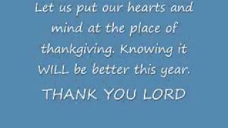 Thank You Lord Chords For One More Year Grace Thrillers Chordu