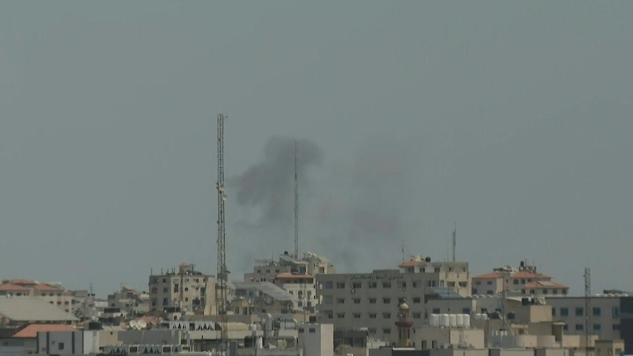 Israeli Air Strike Hits Gaza City After Rockets Fired From Jabalia ...