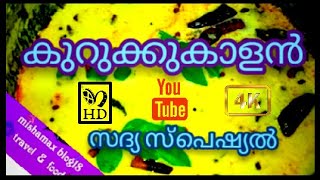 കാളൻ - സദ്യ സ്പെഷ്യൽ/kaalan - sadhya special/मीशा मैक्स ब्लॉग 18 /mishamax blog18