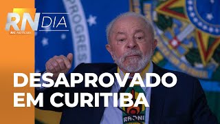 Pesquisa mostra que Lula é mais desaprovado em Curitiba