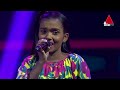 sithmi ranasinghe gana andakarayen ඝන අන්ධකාරයෙන් blind auditions the voice teens sri lanka