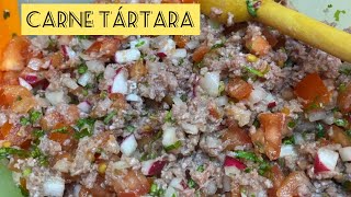 Como Preparar Carne Tártara Fácil Y Rápido