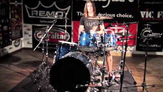 Greenbrier Percussion - Gretsch New Classic Ocean Sparkle Blue Drum Demo