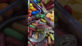 Capsule candies best drop🟢🔵🔴 #viral#shorts#trending#asmr#asmrsounds #satisfying #viralshort🔴🔵