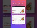 Build a Restaurant Website in 15 Minutes! HTML & CSS For Beginners #website #htmlcss #shorts