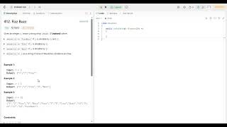 412. Fizz Buzz | Java | Leetcode | Strings | Fundamentals