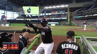 WSH@MIA: Valdespin launches a solo home run to right