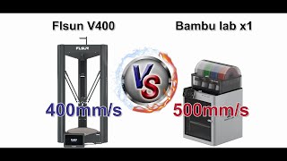 The Fastest 3D Printer of 2023! Flsun V400 or Bambu Lab X1 ?