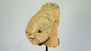 Terracotta Head Fragment | Bura Culture | Circa 300-1100 CE