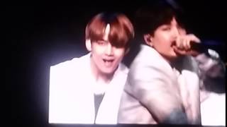 170526 BTS Wings Sydney Tour - Taehyung Not Today Tongue Technology Moment