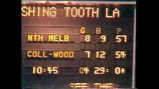 1980 VFL Night Grand Final - Collingwood vs North Melbourne, at Waverley Park.