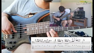 Dirty loops - Roller coaster ( cover bass with tabs )