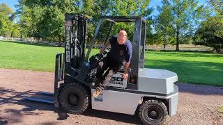 Forklift Nissan 5,000 lb. Outdoor Fully Reconditioned