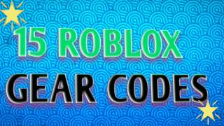 9 epic gear codes for roblox