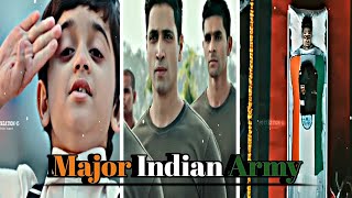 Major Movie Status || Indian Army 🇮🇳 O Desh Mere Song status | Special Independence day  15 August