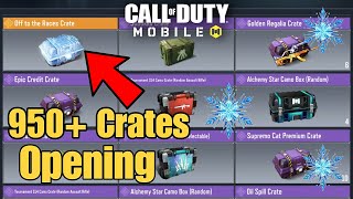 I Saved these crates for over a year...in Codm! 1000+ free crates opening + Legendary crates!?