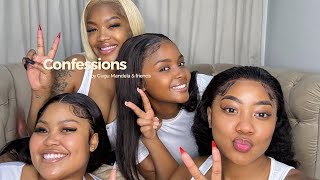 Chaotic confessions reaction with my friends || #southafricanyoutuber