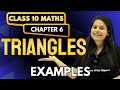 Triangles | Examples | Chapter 6 | 