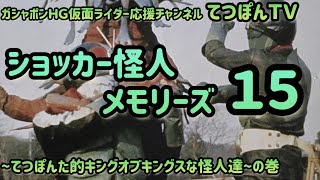 ガシャポンＨＧ仮面ライダー「ショッカー怪人メモリーズ１５」