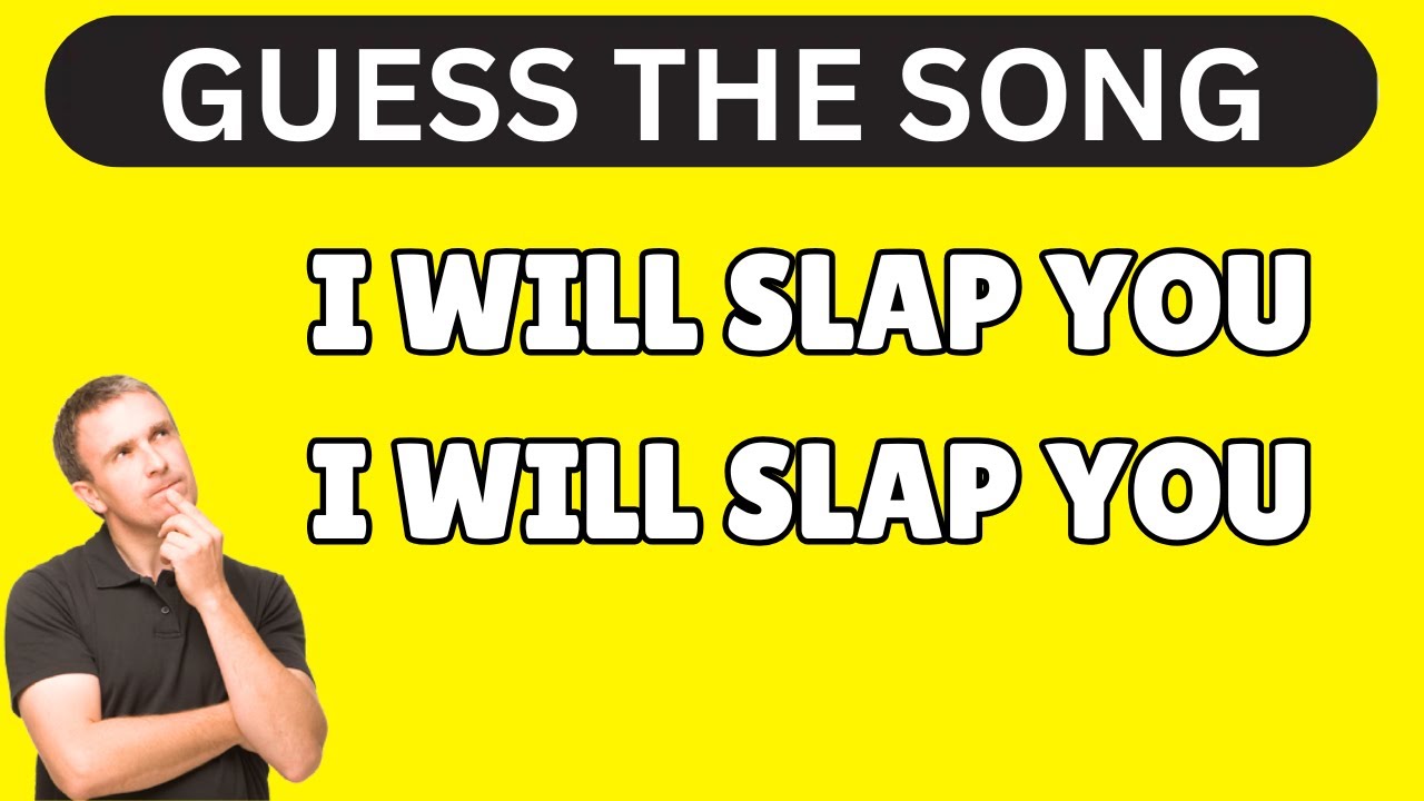 Guess The Song Challenge By English Lyrics Youtube