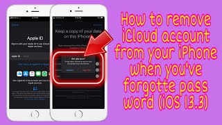 How to remove iCloud account from your iPhone when you have forgotten pass word