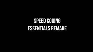 Spigot Speed Coding - Essentials Remake