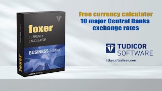 foxer free currency converter with 10 major Central Banks exchange rates