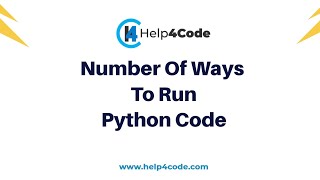 How To Run #Python Code Easily Using Shell #Idle, Vs Code Command Prompt, And More! #runpythoncode